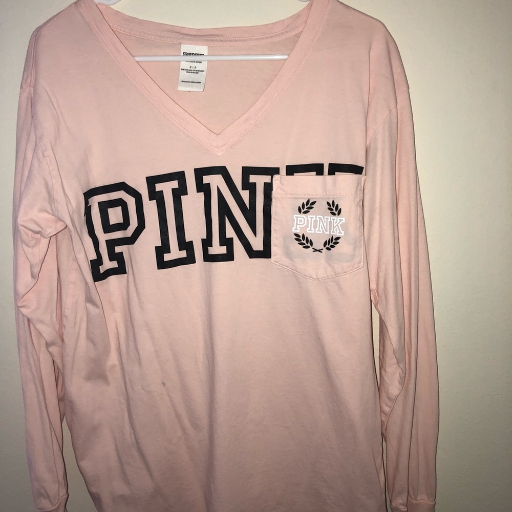Pink long sleeve shirt